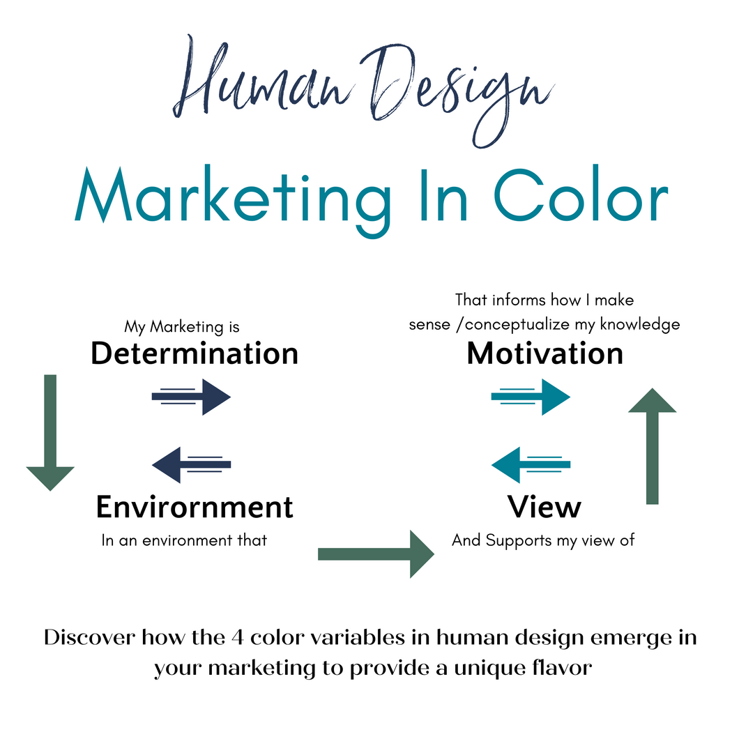 Human Design Marketing In Color